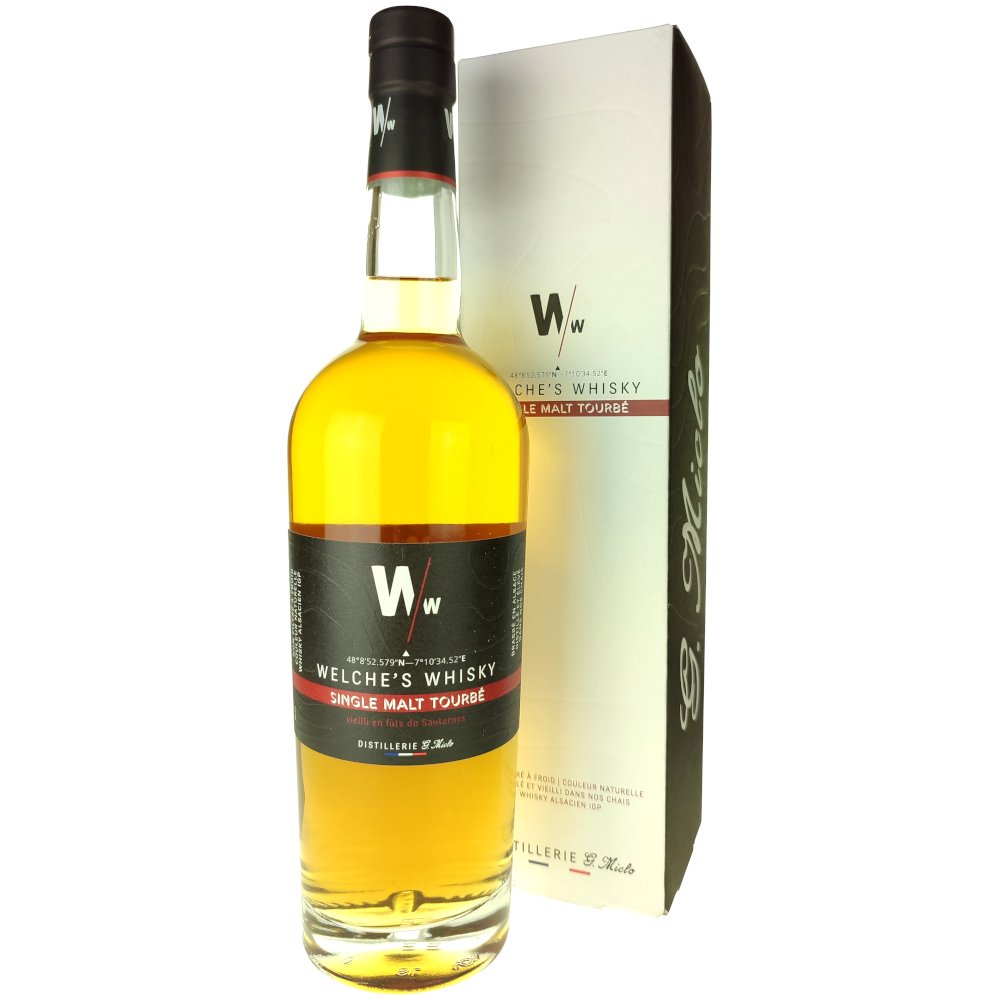 Welche's Whisky Single Malt Tourbé Distillerie Miclo